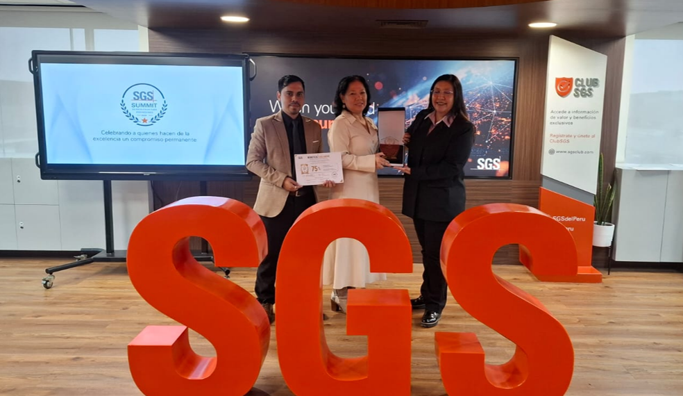 RETYGSAC reconocimiento SGS Nivel Oro